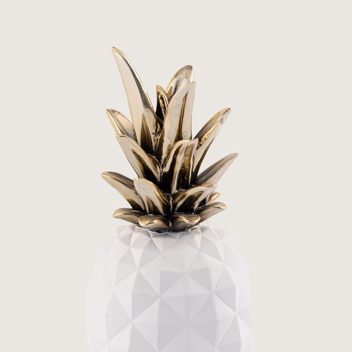 DEV ANANAS BEYAZ, GOLD KAPLAMA - Görsel 2