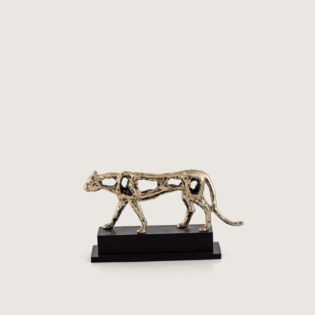 Yürüyen Deli̇kli̇ Jaguar , Gold Kaplama - Görsel 2