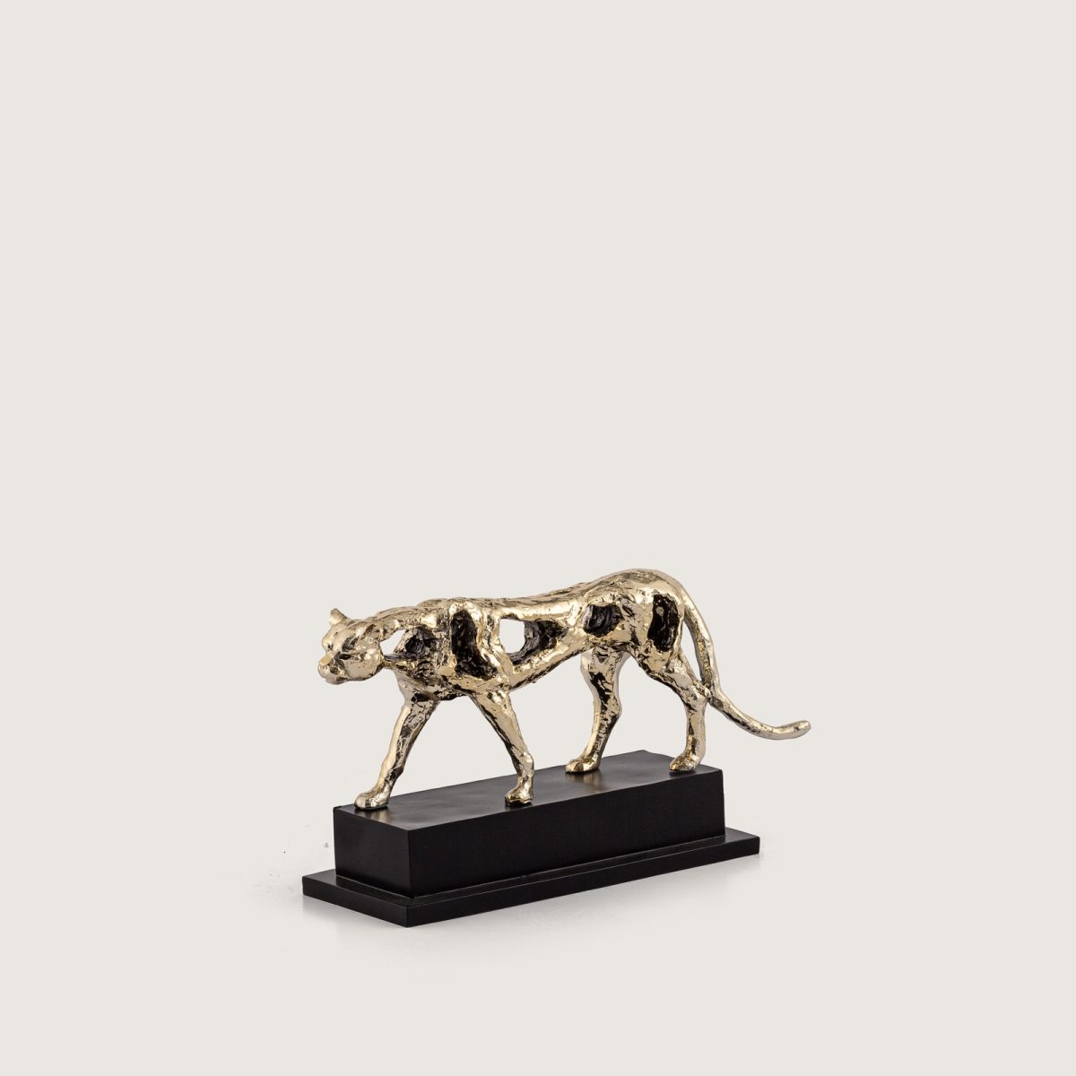 Yürüyen Deli̇kli̇ Jaguar , Gold Kaplama - Görsel 2