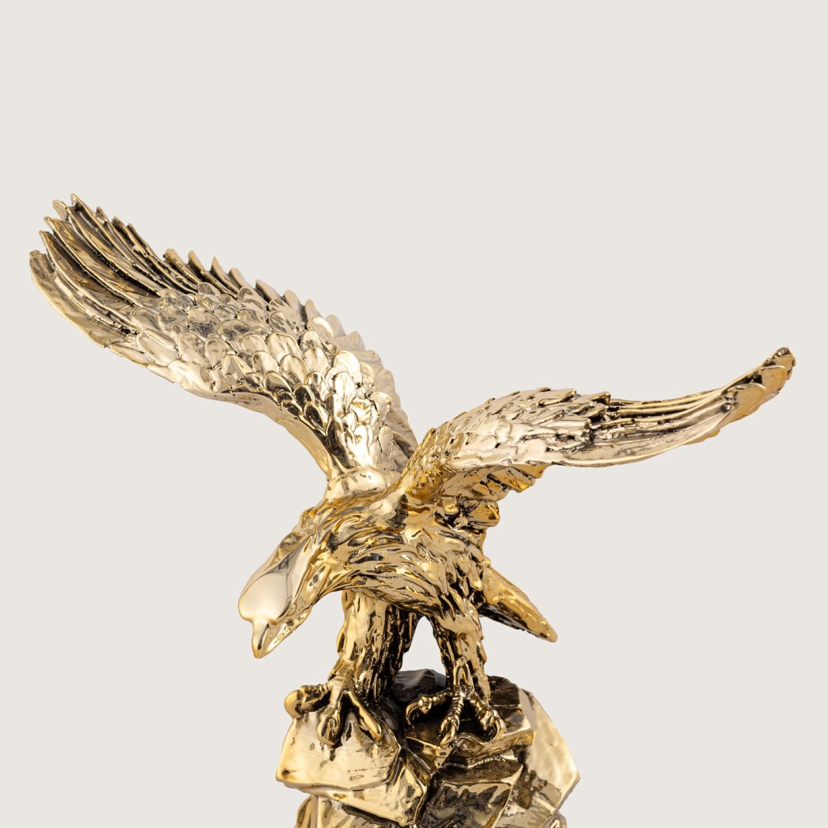 KARTAL BÜST,GOLD KAPLAMA - Görsel 3