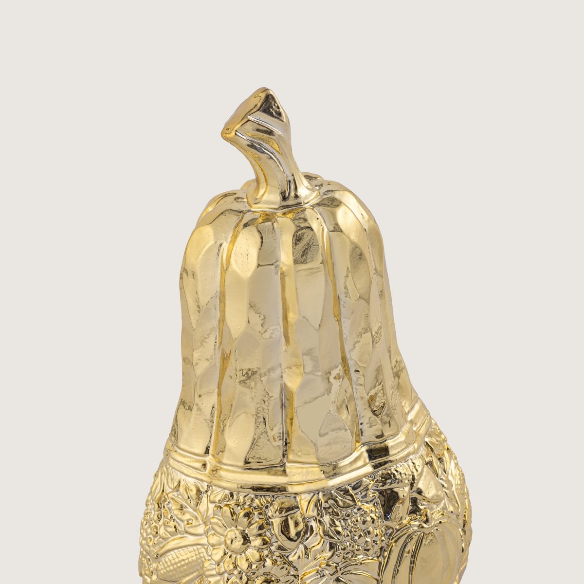 DESENLİ UZUN KABAK , GOLD KAPLAMA - Görsel 2
