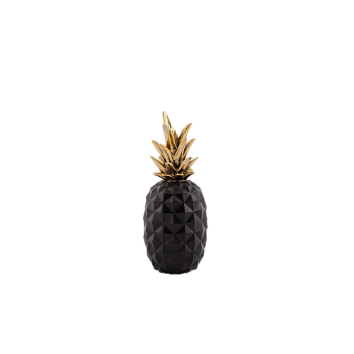DEV ANANAS SİYAH, GOLD KAPLAMA